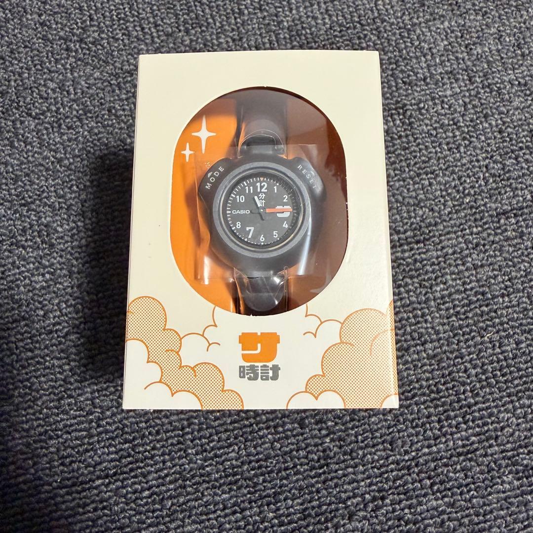 カシオ　サ時計　ブラック
