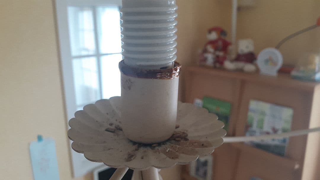 シャンデリア アイアン ホワイト 5灯 欧風 南欧風　フランス製