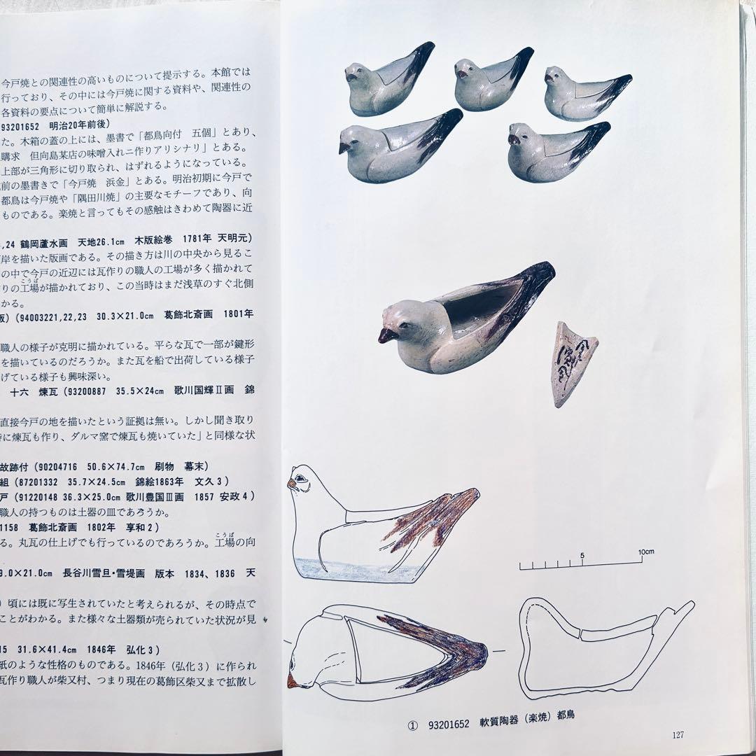 絶版 1997年 今戸焼 調査報告書第4集　図録　郷土玩具 浅草 土人形 民藝