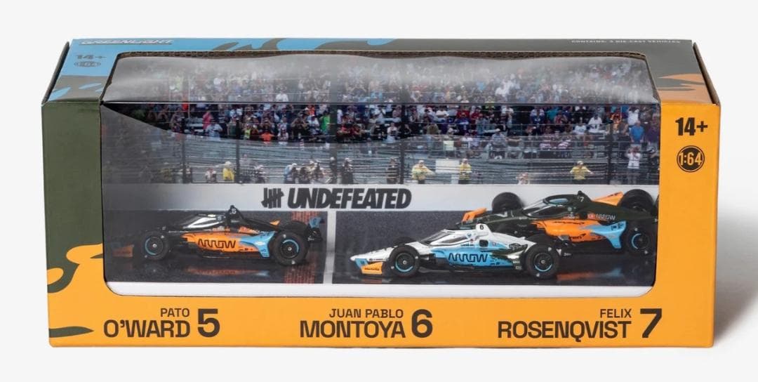 ミニカー ARROW MCLAREN '2022 INDY500 3-CAR SET