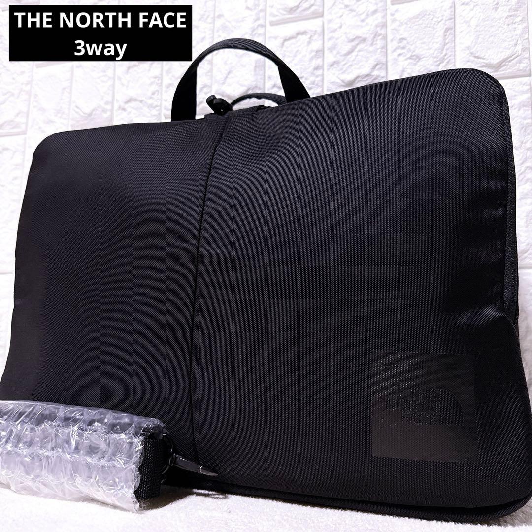 【未使用】ノースフェイス 3way シャトル ブリーフケース リュック ブラック