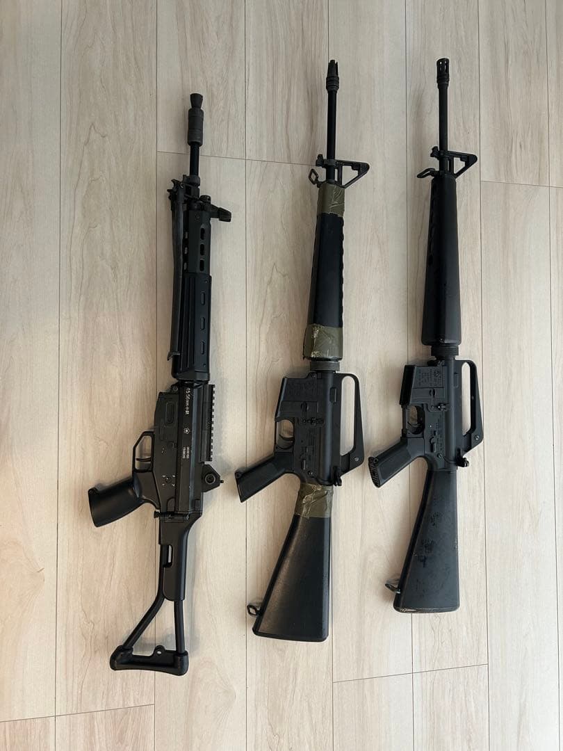 東京マルイ　ジャンク品　フルメタル m16vn、m16a1 、89式 3丁セット