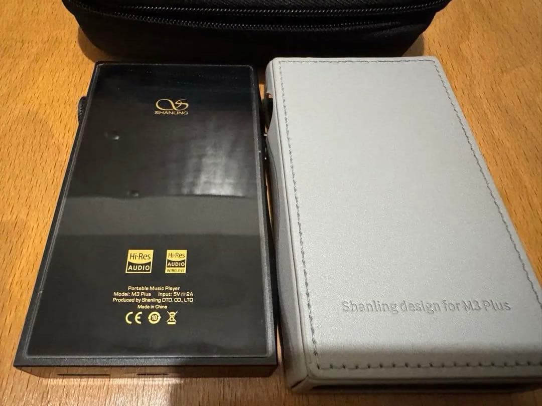 Shanling M3 Plus ブラック+PUレザーケースセット -シャンリン