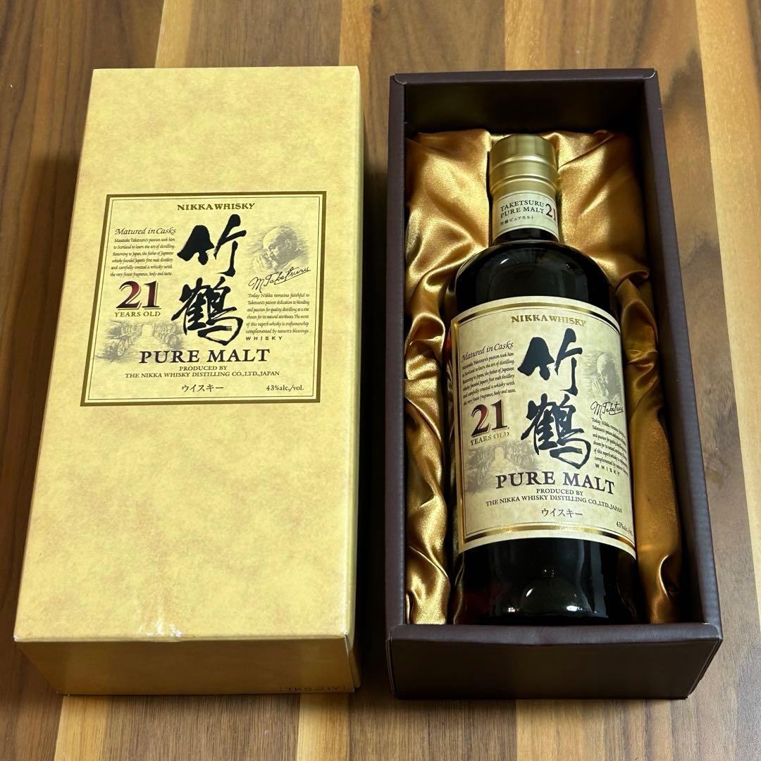 ニッカウイスキー 竹鶴 21年 ピュアモルト 700ml