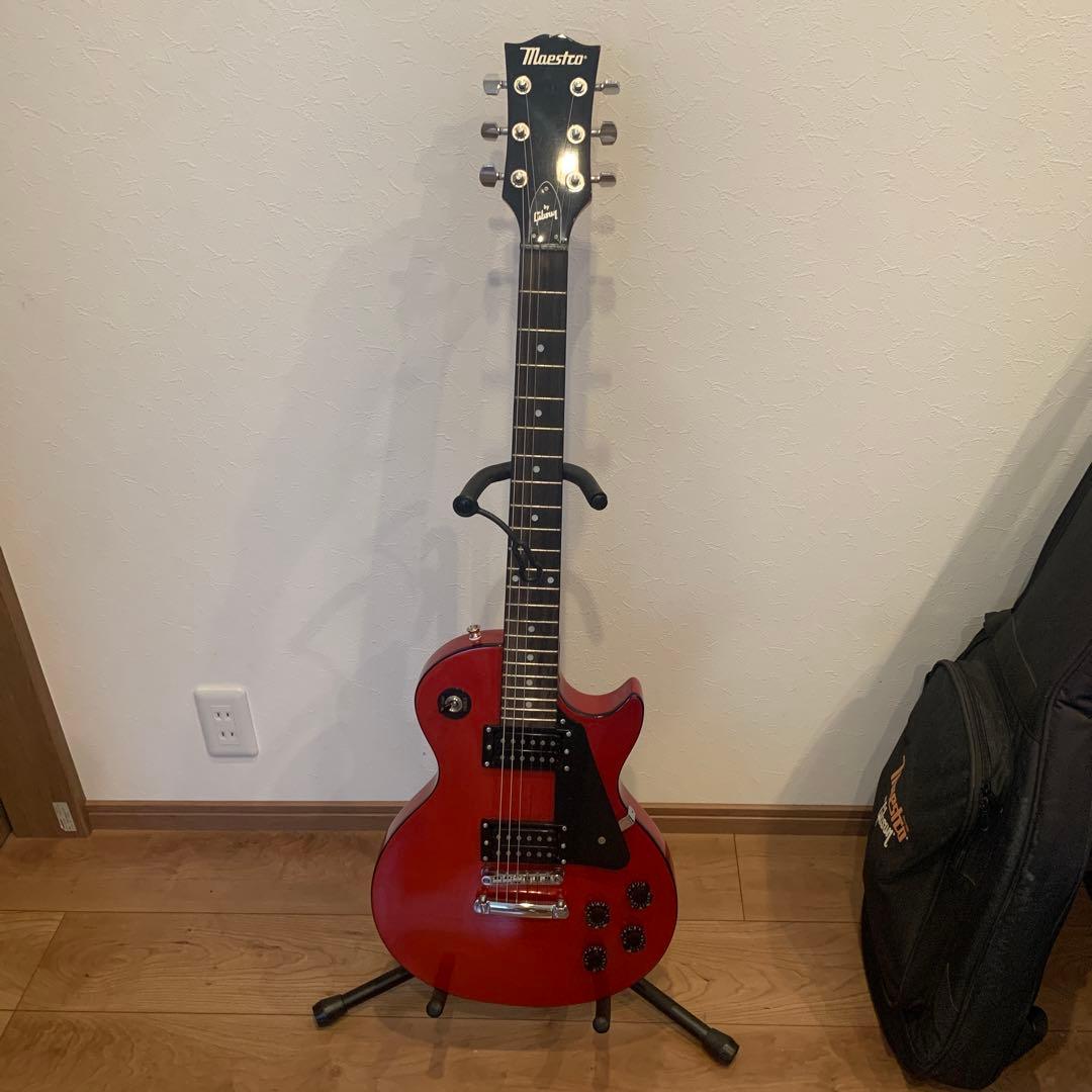 Maestro by Gibson Les Paul レスポールレッド
