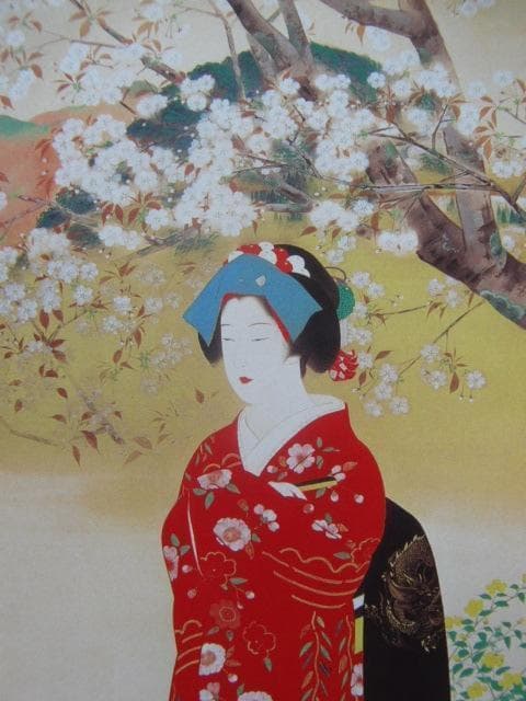 鏑木清方、【道成寺】、希少な額装用画集より、美品、新品額装付