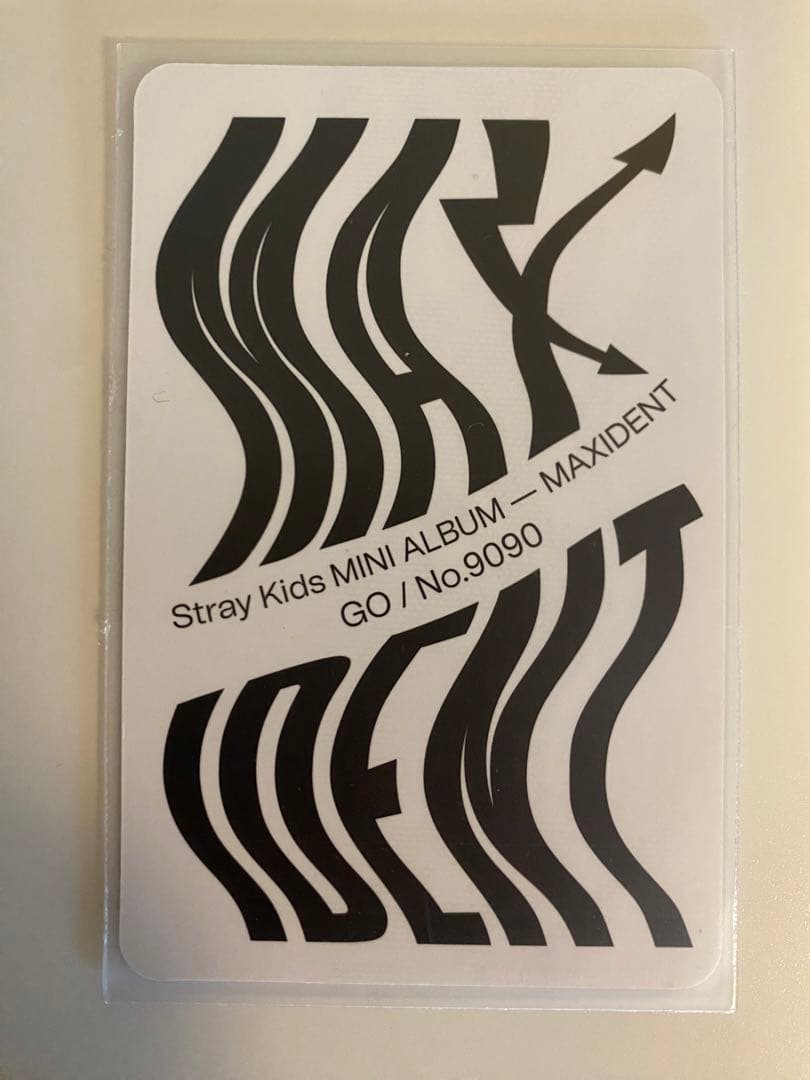 stray kids maxident フィリックス　直筆サイン