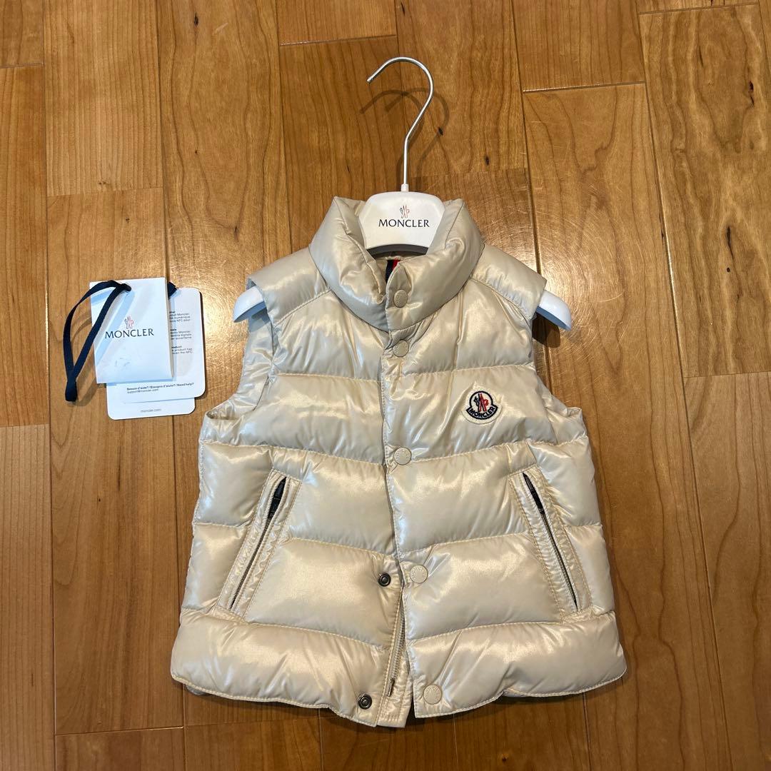 モンクレール ベビー ダウン ベスト アイボリー 80㎝