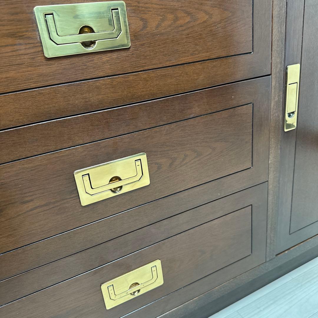 カリモク ドマーニ モーガントン サイドボード ブラウン キャビネット i4※