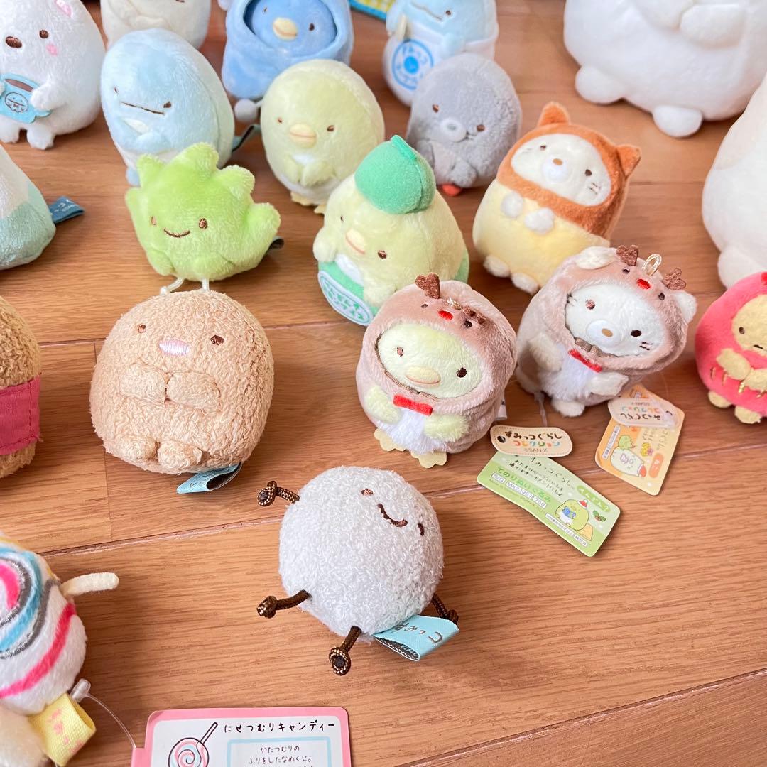 【まとめ売り！】64点　すみっコぐらし　ぬいぐるみ　マスコット　ストラップお部屋