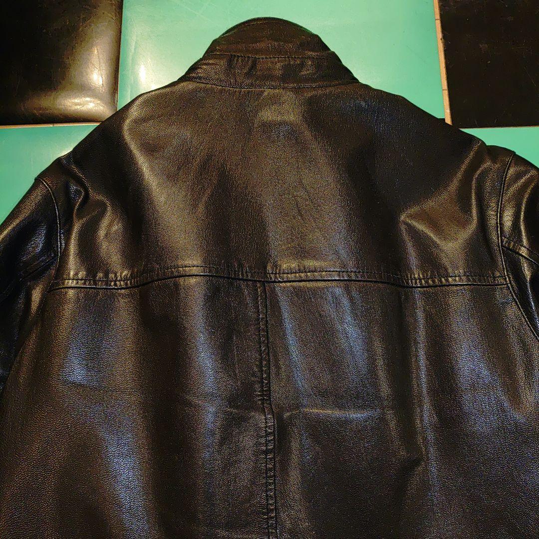 PERMANENT SLIDER ブラックレザージャケット RALEIGH