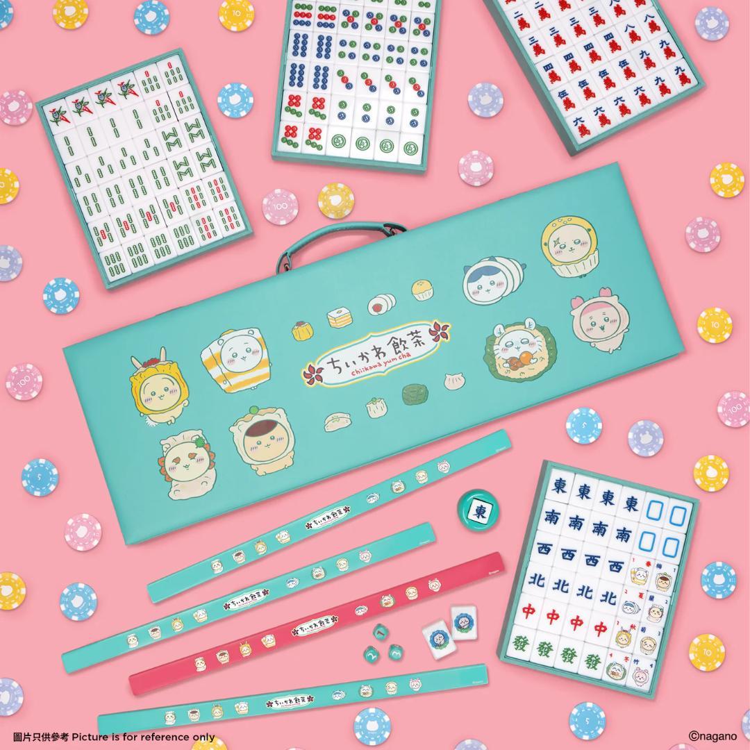 【会場完売品】 ちいかわ 香港 ちいかわ飲茶 麻雀 麻雀マット セット