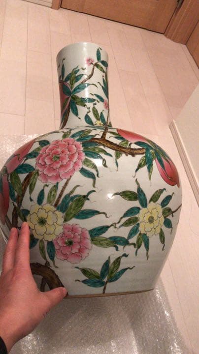 巨大な花瓶 中国  置物
