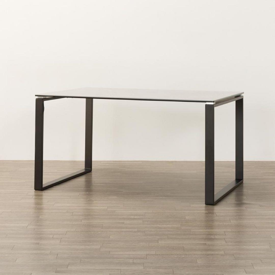 セラミックダイニングテーブル　ベージュ美品　ニトリ　分解発送