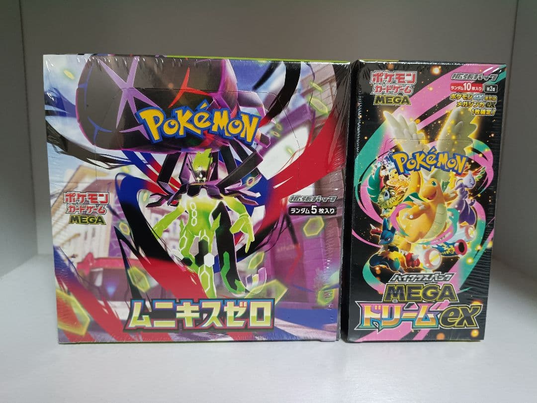 ポケモンカード ムニキスゼロ、MEGAドリームex セット売り新品シュリンク付き