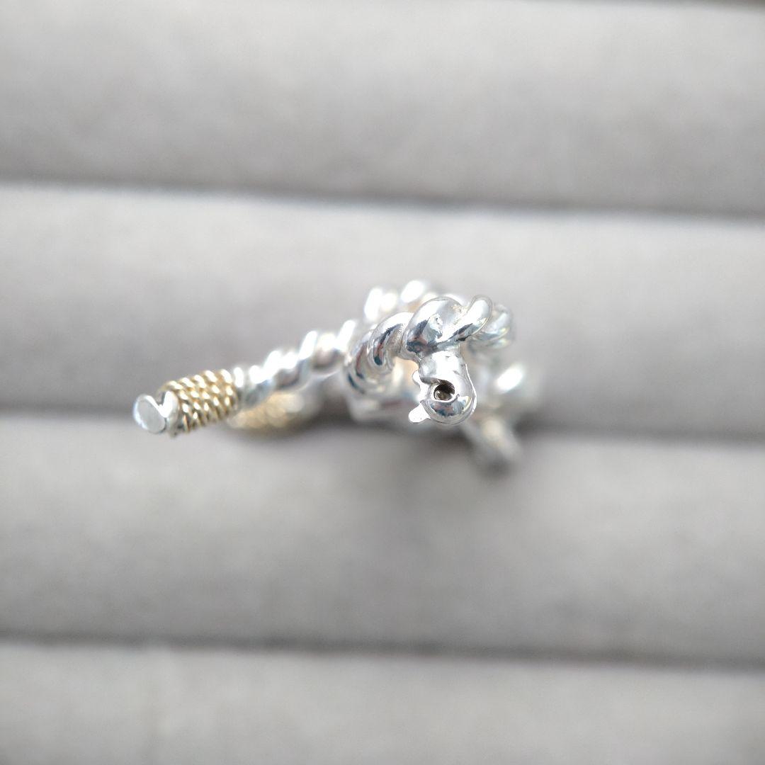 ＊ご成約済＊TIFFANY＆Co.　ツイストリボン　コンビブローチ925 750