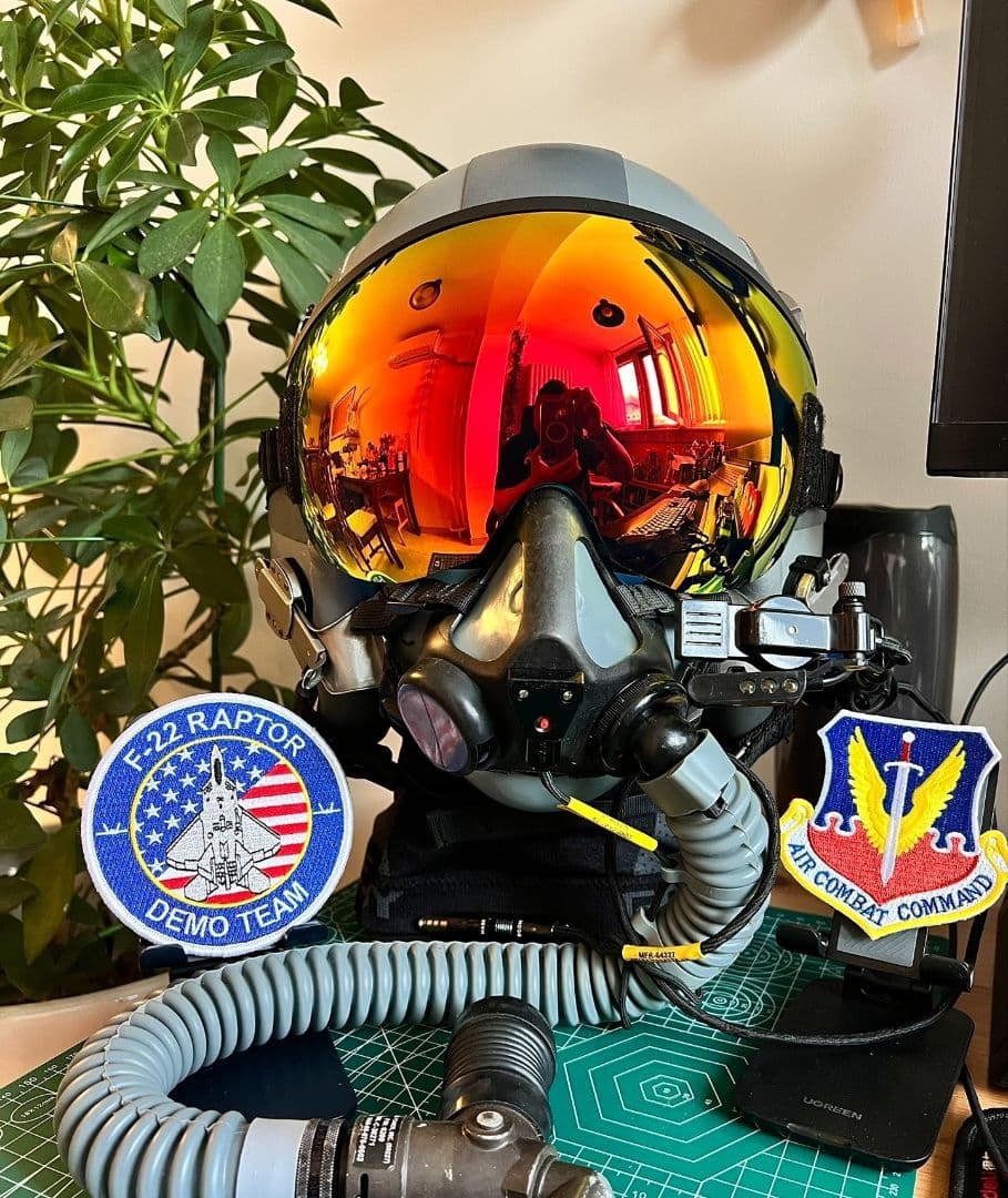 米軍 HGU-55 フライト ヘルメット用 MBU-20 レーザーバイザー