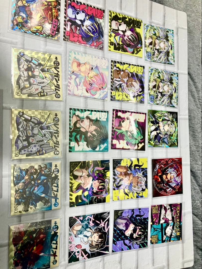 ちぎり　ホロ妖魔ゼルビア　非売品シール6種他22枚セット　自作シール まとめ売り