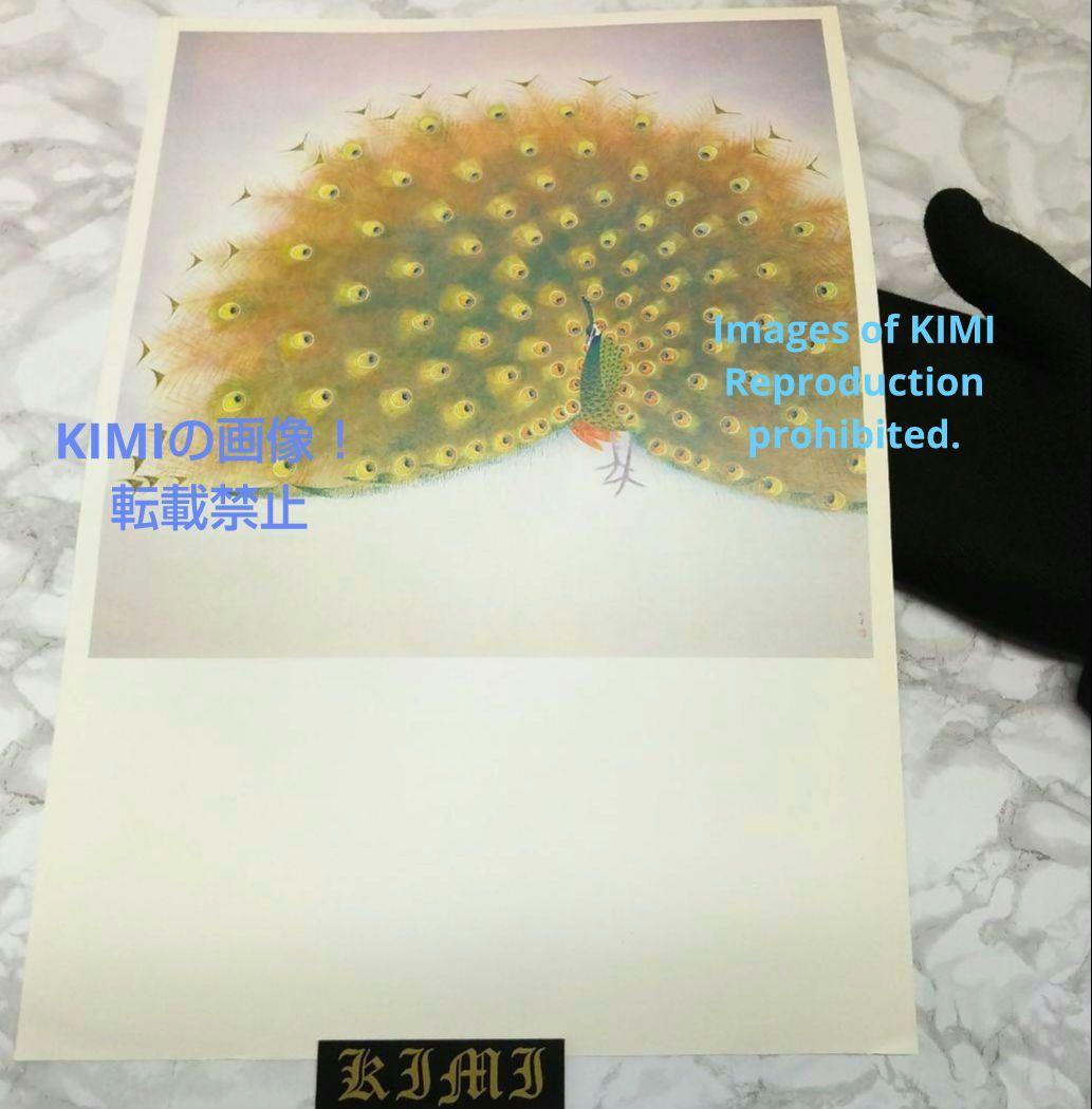 ポスター 孔雀 上村松篁 Poster Peacock Shoko Uemura