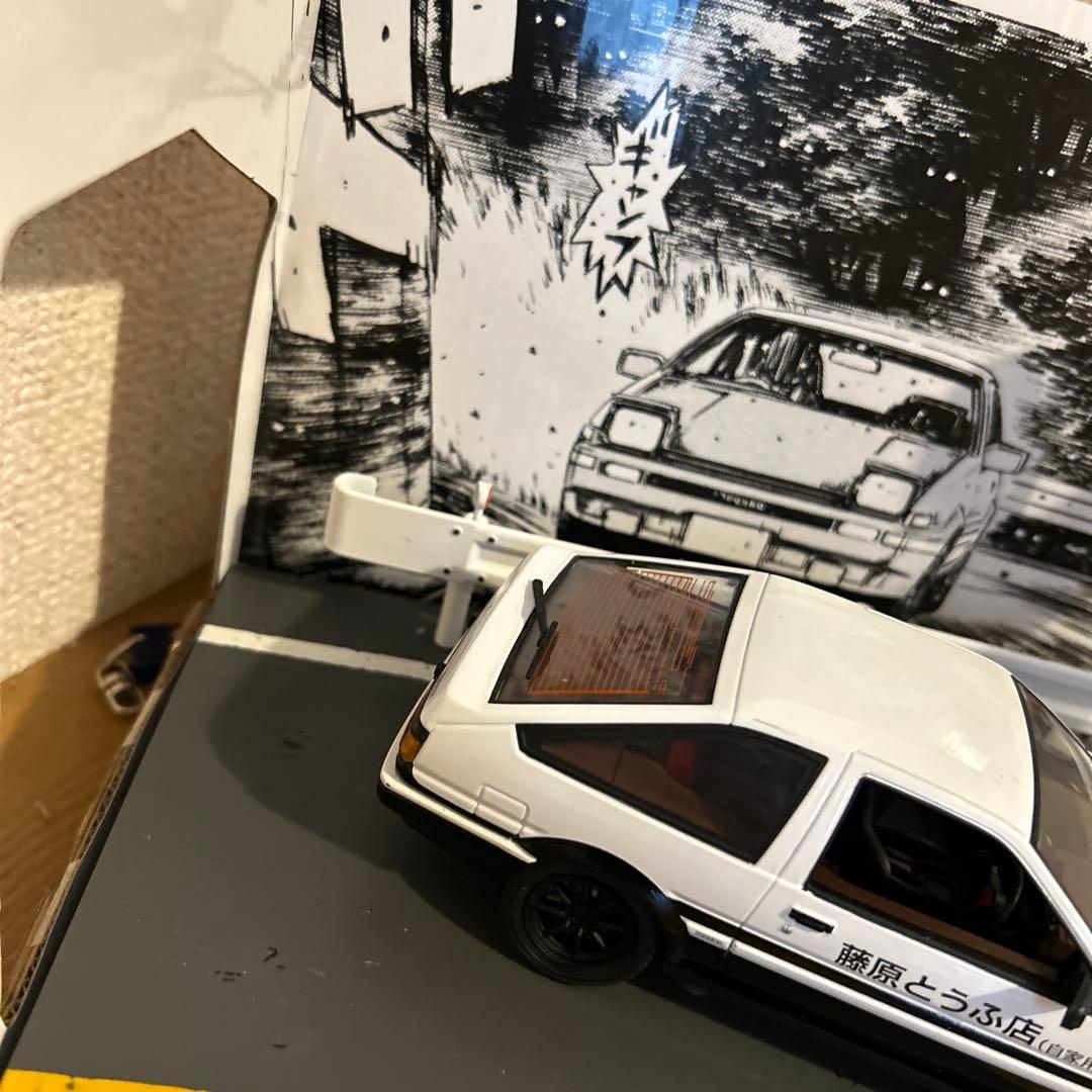 イニシャルD TOYOTA AE86 ミニカー　 台座ネジ欠品