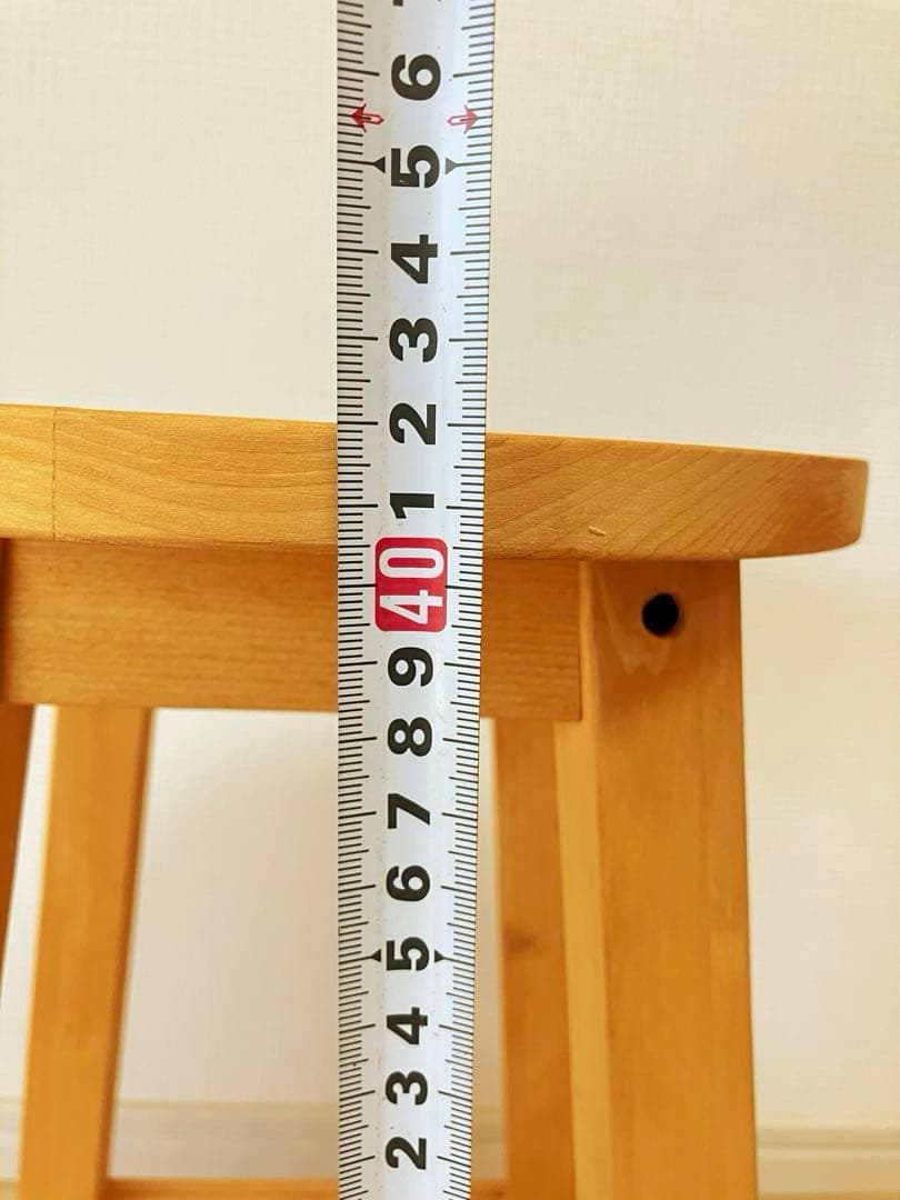 ダイニングスツール　ダイニングチェア　椅子　北欧風　ハンドメイド　2脚　猫柄②