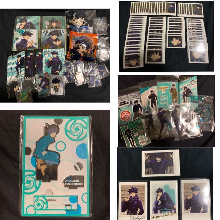 呪術廻戦 伏黒恵 アクスタ 缶バッジ ぱしゃこれ ラバスト