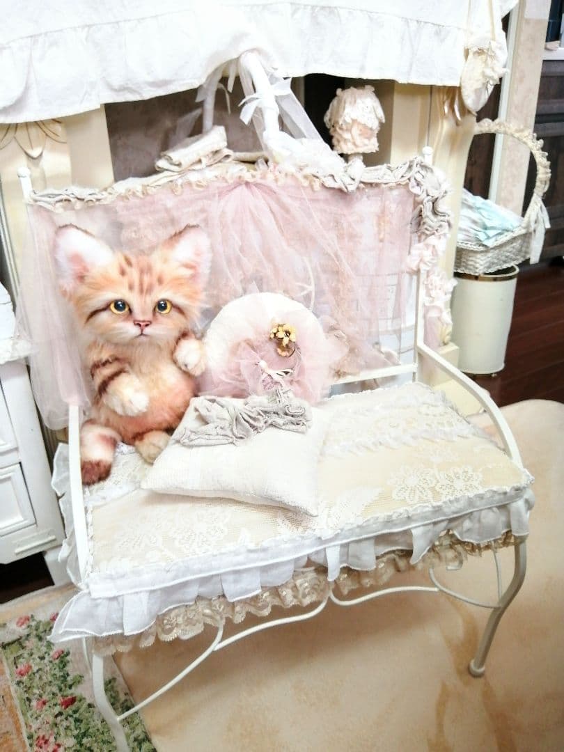 ホワイト♡アイアンドールチェア♡ソファー♡クッション♡白家具♡