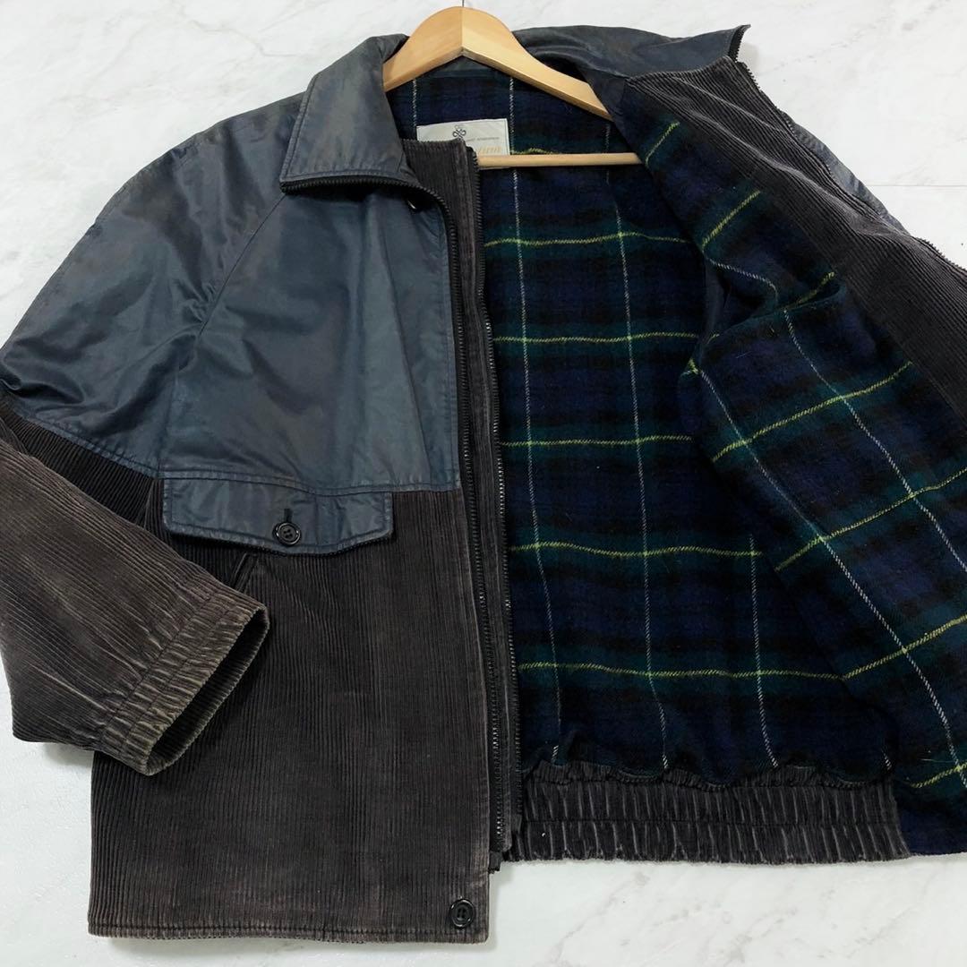 【希少】Aquascutum ドッキング ジャケット コーデュロイ チェック