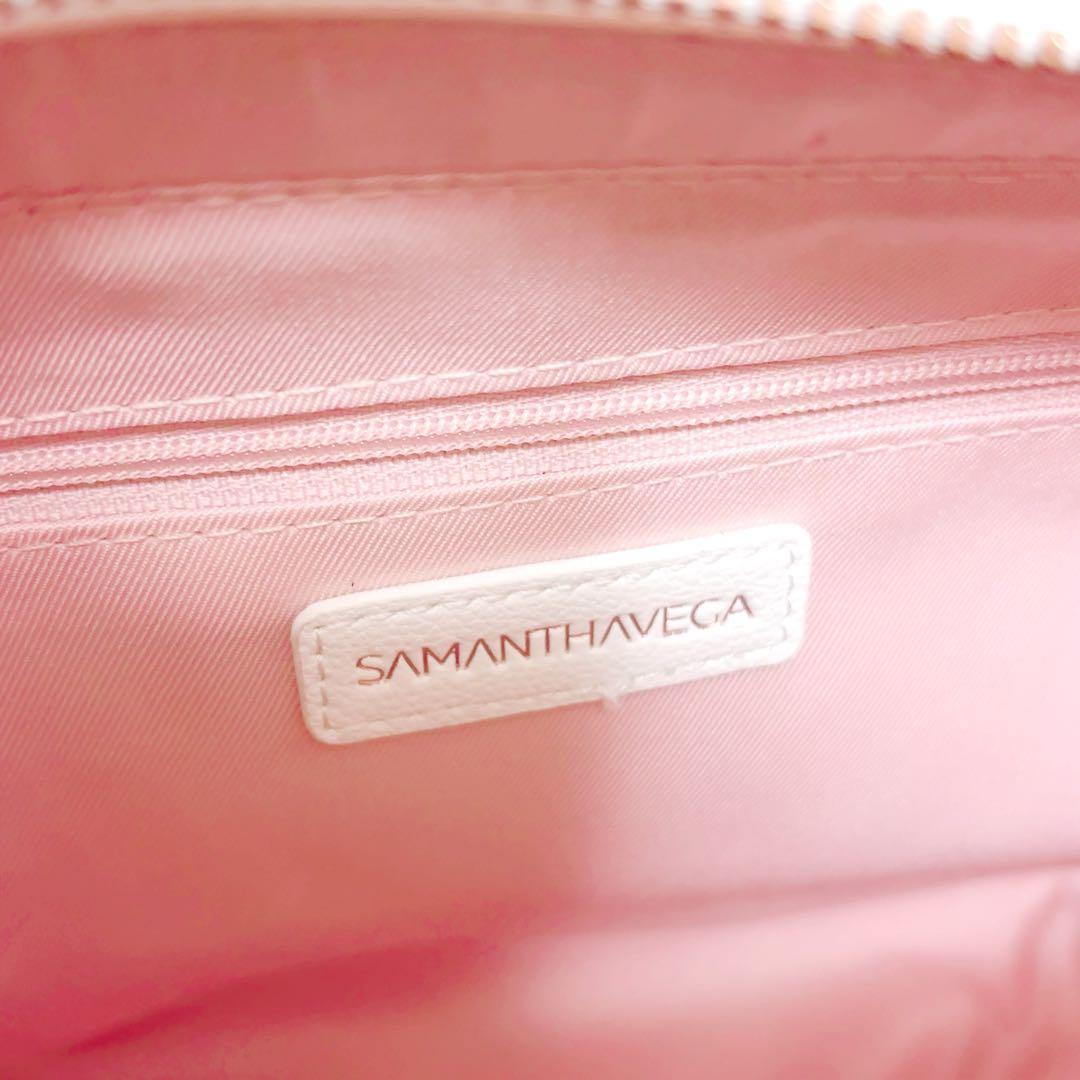 SAMANTHAVEGA レースアップハートビジューグラデーションフラッター 小