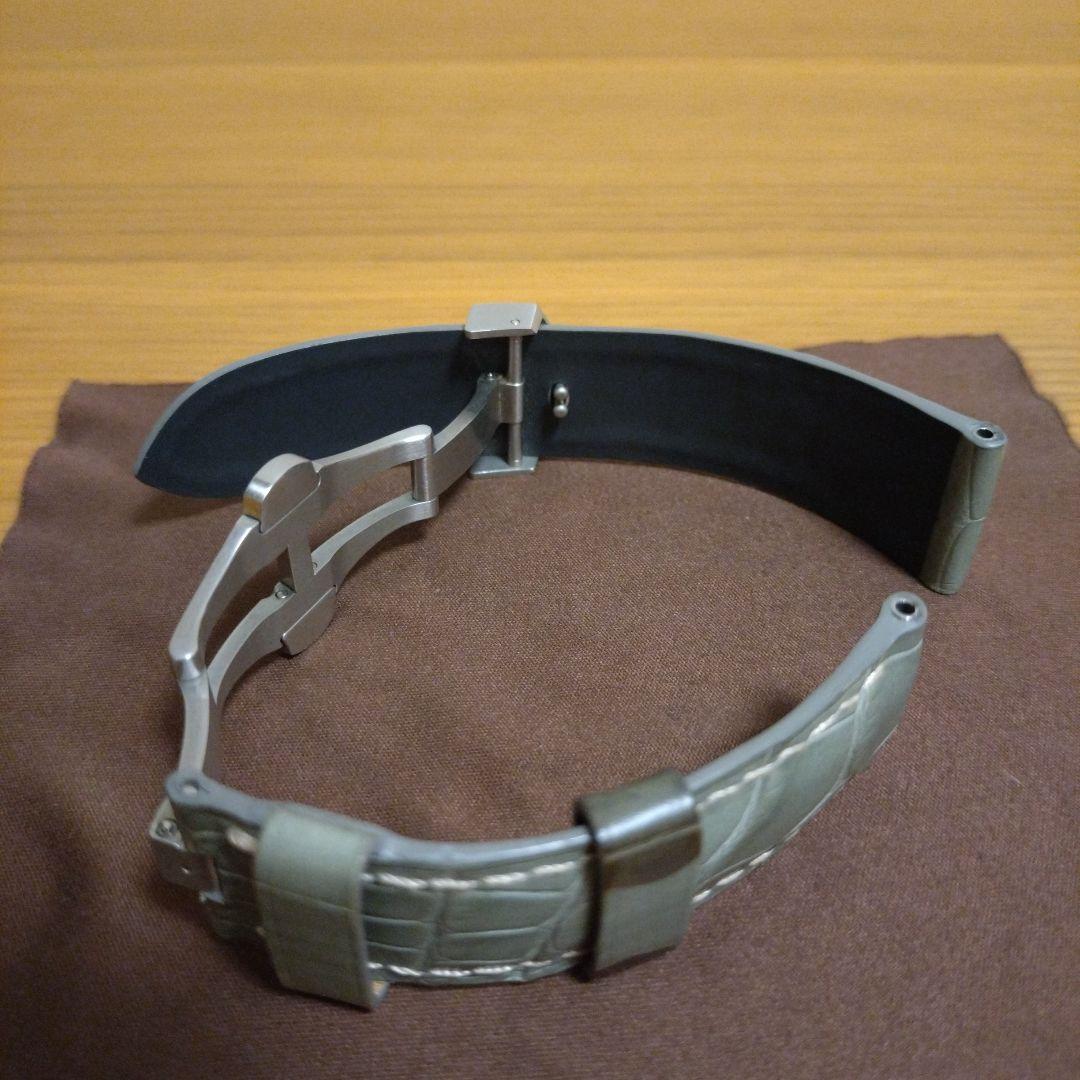 ★値下げ★PANERAI純正Dバックル20㎜+ジャン・ルソーアリゲーター革ベルト