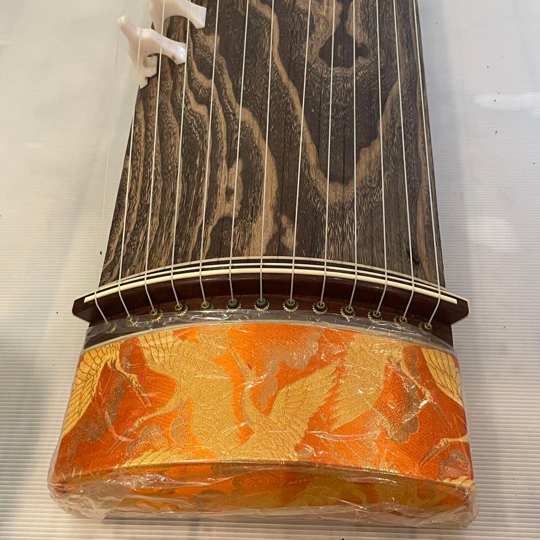 お琴 琴 和楽器 弦楽器 民族楽器 13弦 全長約185cm 中古 カバー付き