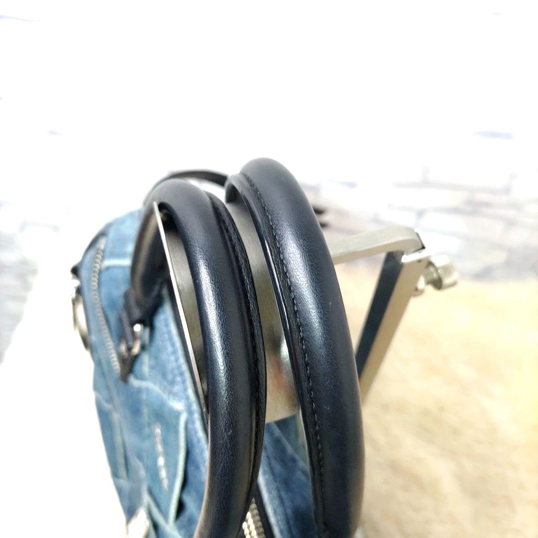 ディーゼル デニム キルティング ハンドバッグ 2way ショルダー