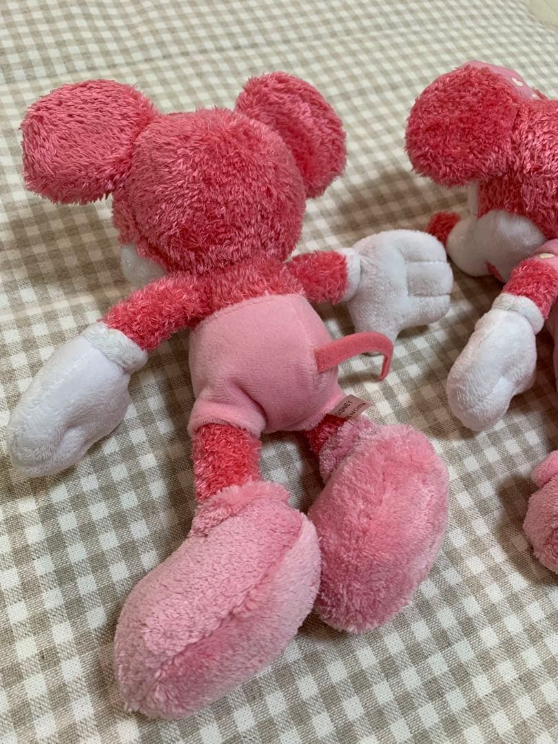 ディズニー ミッキー ミニー Disney ぬいぐるみ ピンク レア