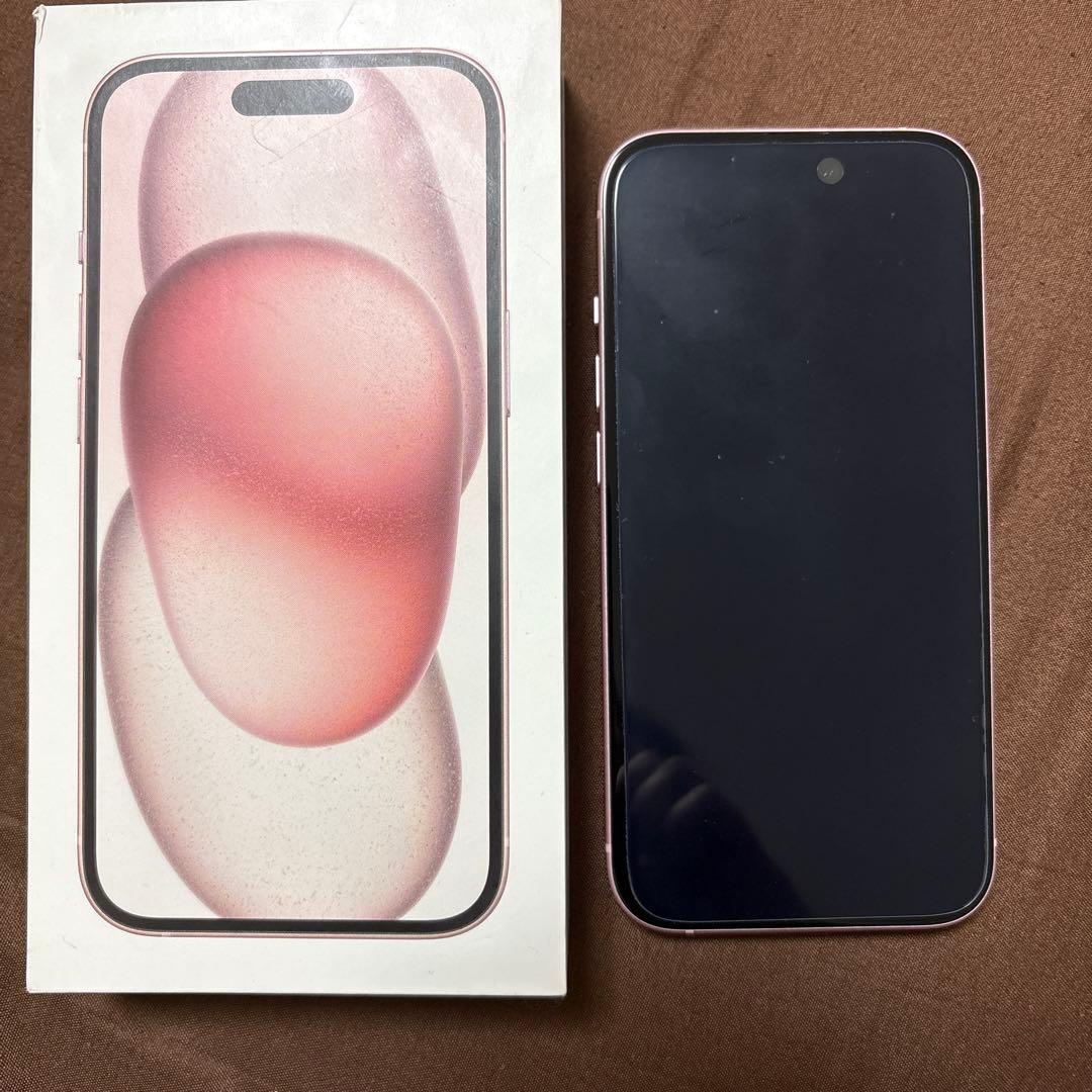 iPhone15 128GB 本体　ピンク　美品