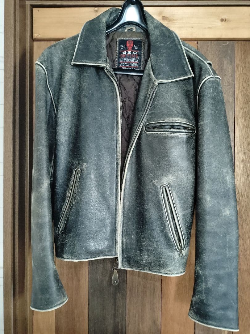 G.S.C シングルライダースジャケット M