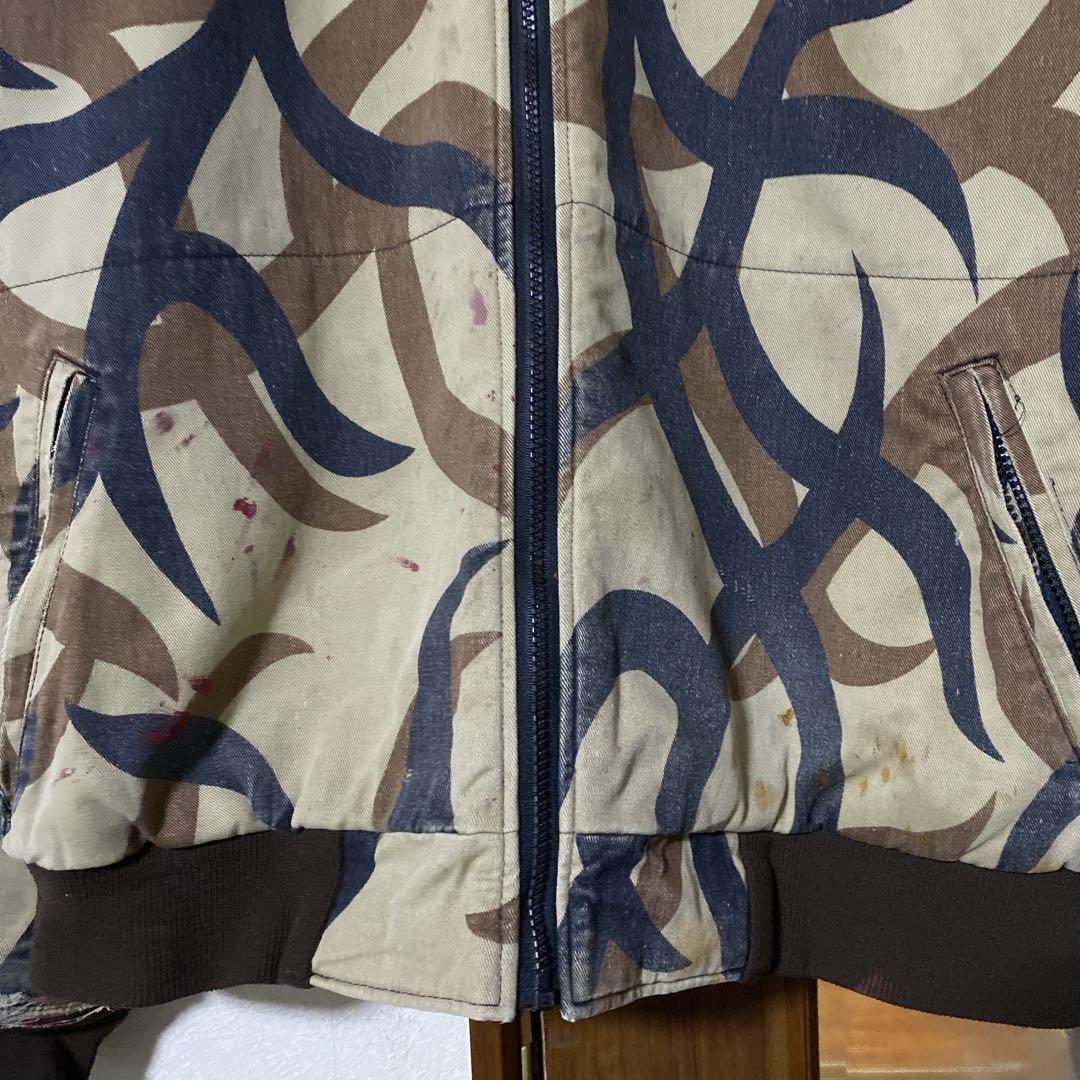 ヤレ感 ASAT ボンバージャケット グランジ L トライバルカモ 中綿