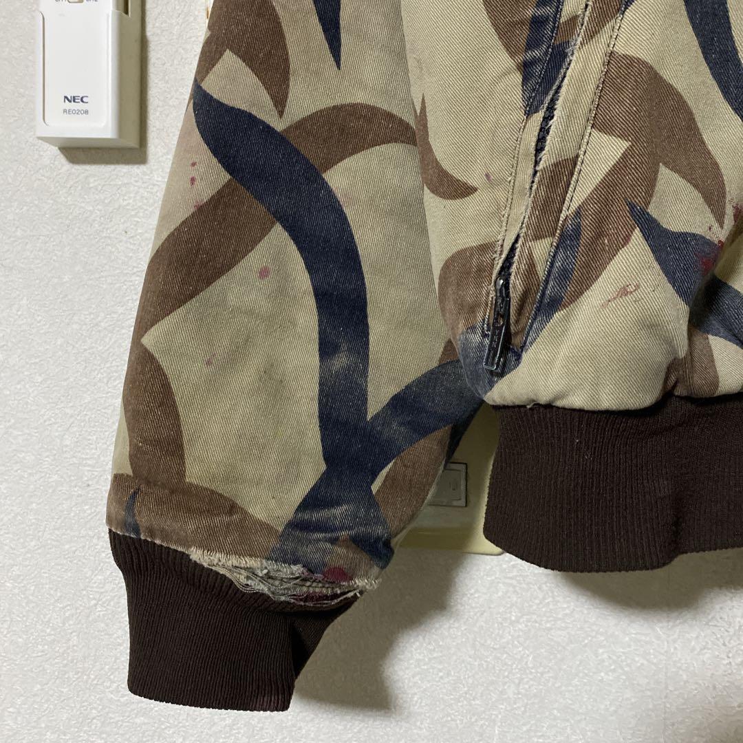 ヤレ感 ASAT ボンバージャケット グランジ L トライバルカモ 中綿