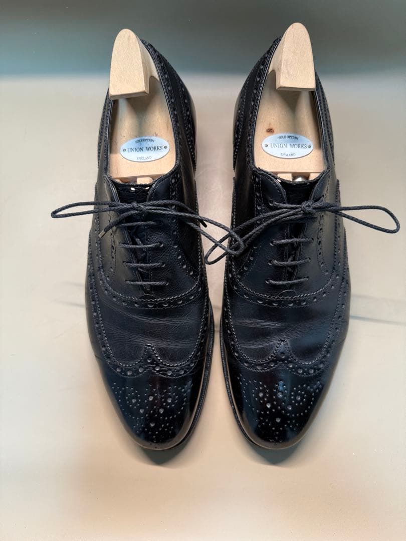 EDWARD GREEN MALBERN 8 1/2ブラックフルブローグ