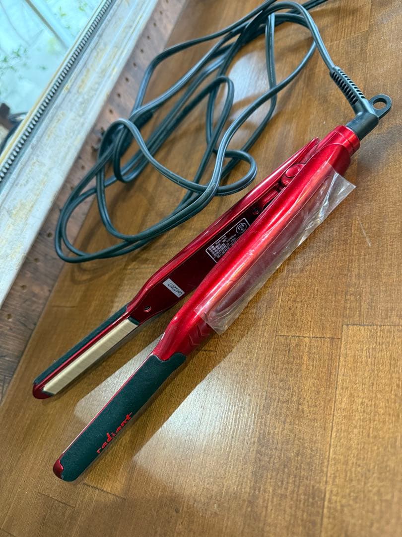 radiant シルクプロアイロン ラディアント ミニ レッド 9mmレッド