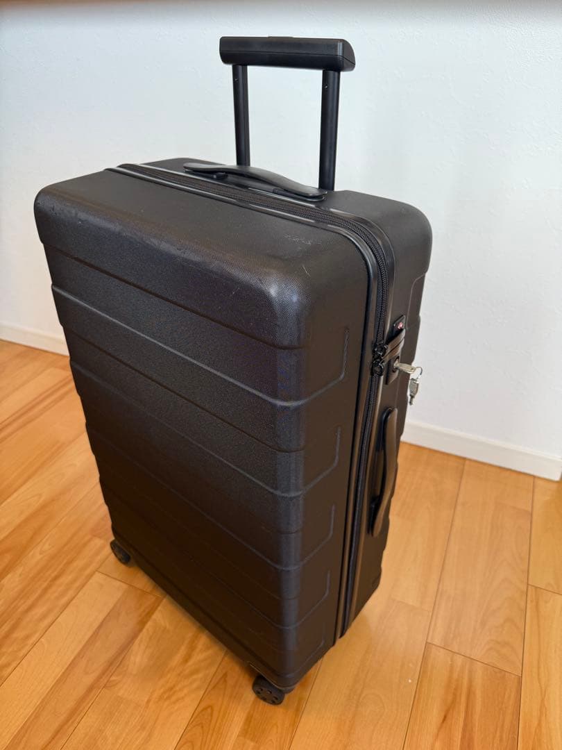 カンフーさま専用　廃盤品★無印良品 キャリーケース 黒　4輪 63L