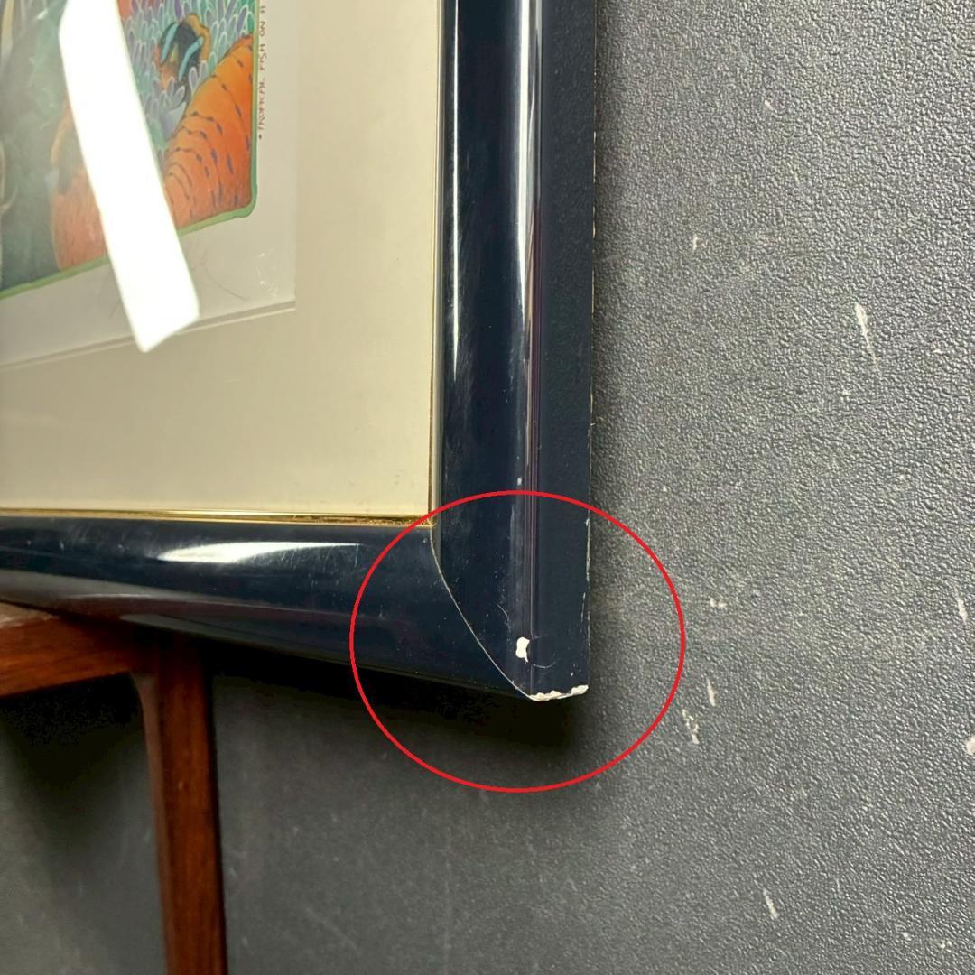 ジョアン・フック「サンゴ礁の熱帯魚」リトグラフ2点 大作 直筆サイン入 海