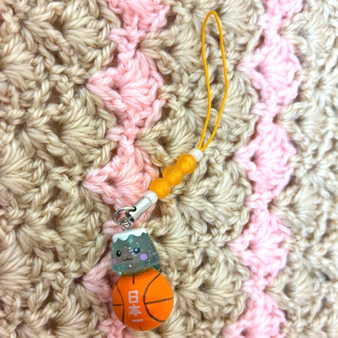 バスケットボール キーホルダー 富士山