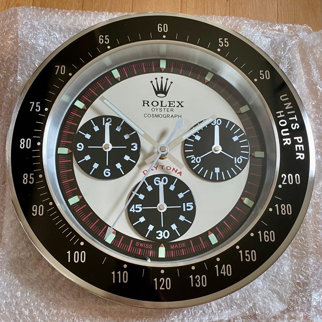 新品未使用　デイトナ　コスモグラフ　掛け時計　非売品　ポール