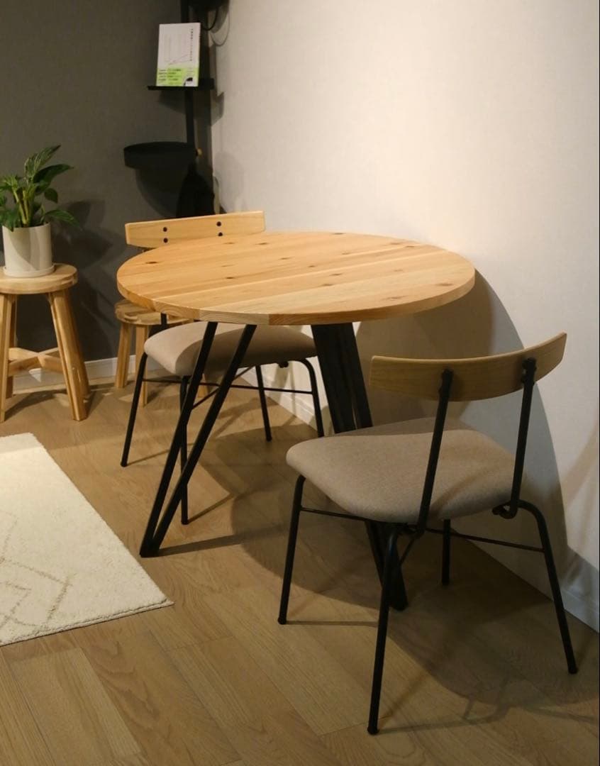 【完成品でお届け】THE CAFE TABLE 杉無垢 kanademono