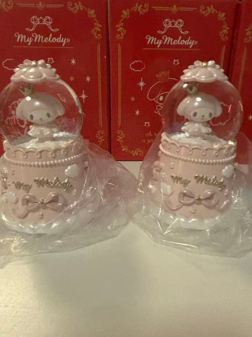 サンリオ スノーグローブ マイメロ、シナモロール、クロミ