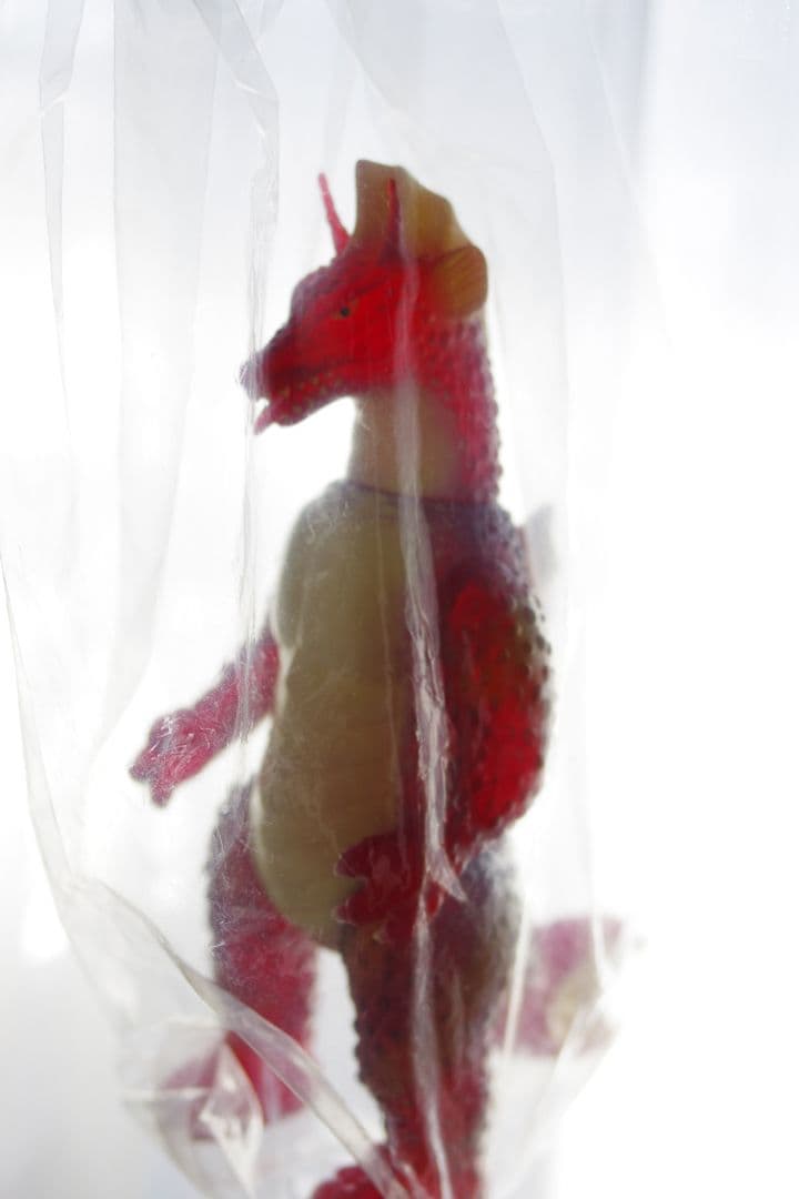 マルサン　チタノザウルス　クリヤー　未開封　おまけのメカゴジラ