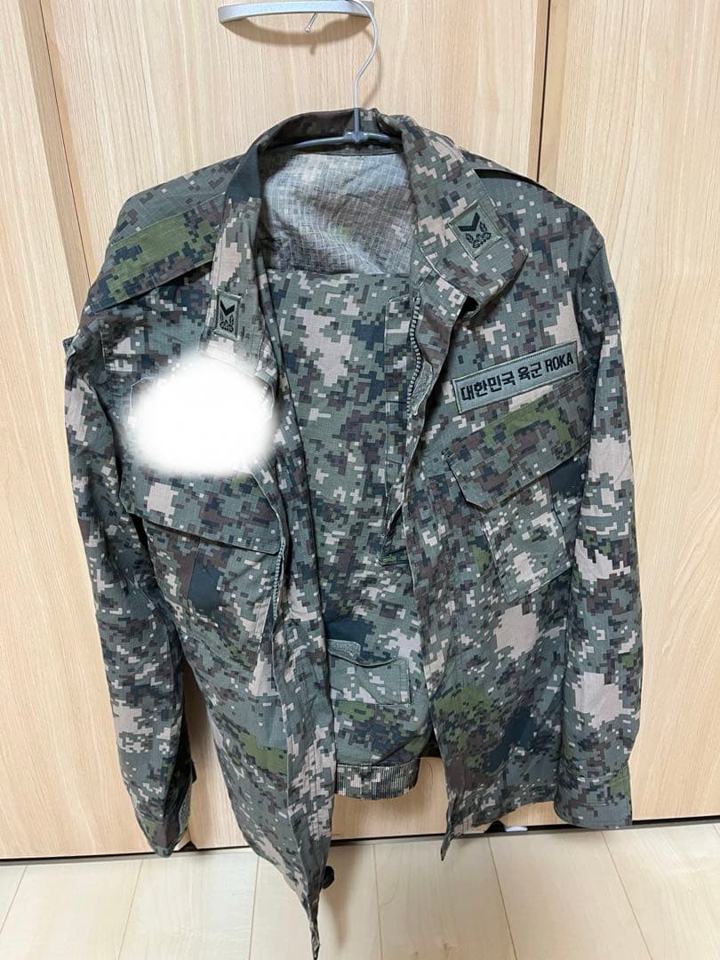 韓国陸軍　戦闘服　上下セット