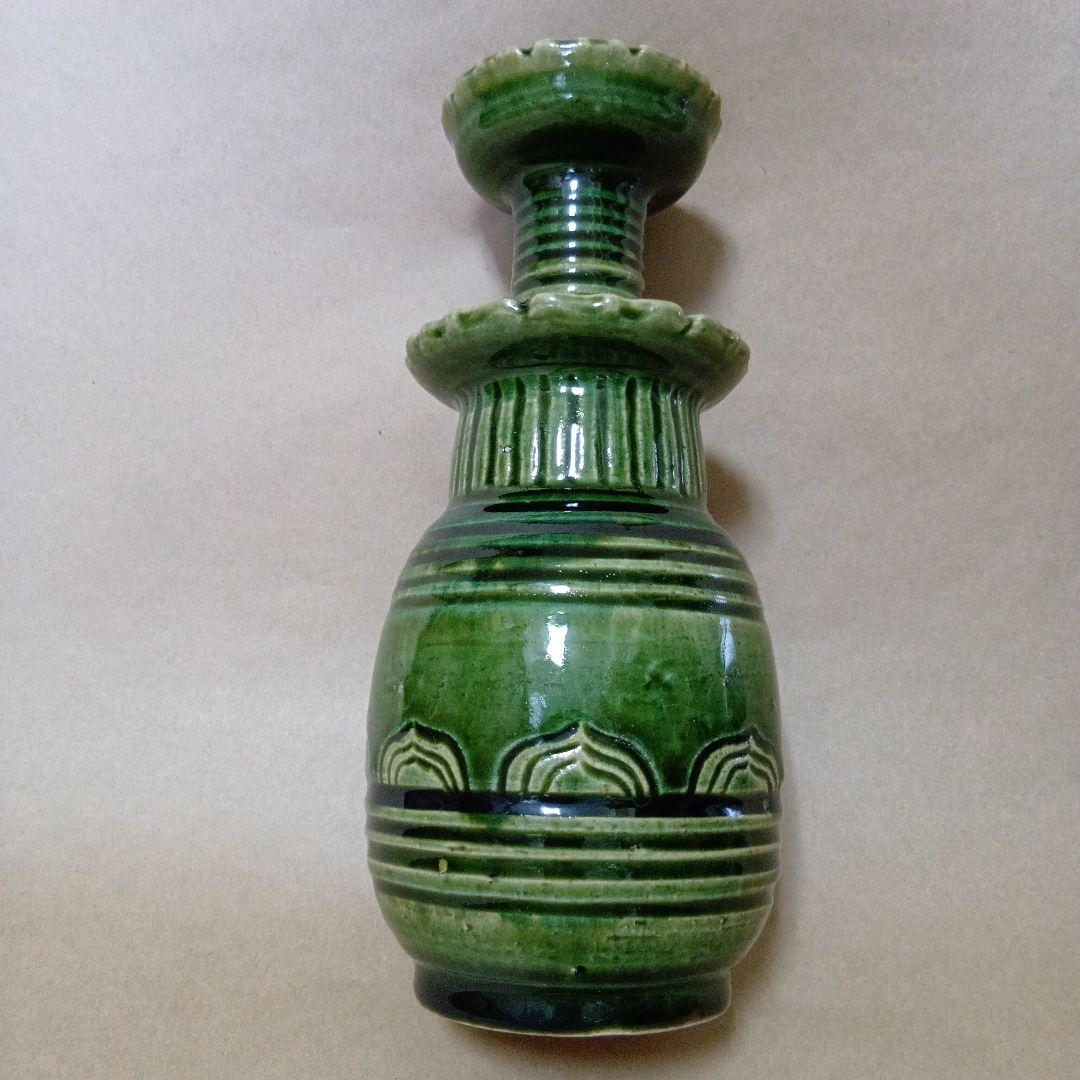 茶道具　織部燭台