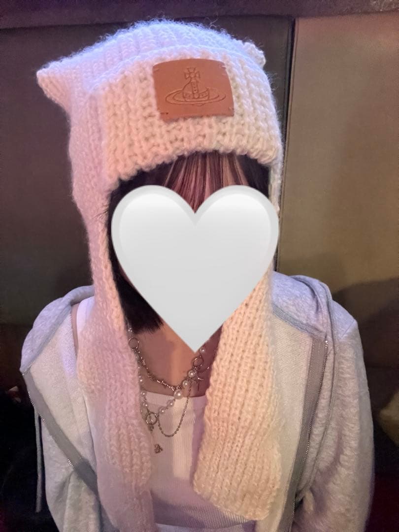 【viviennewestwood ヴィヴィアンウエストウッド】猫耳付きニット帽