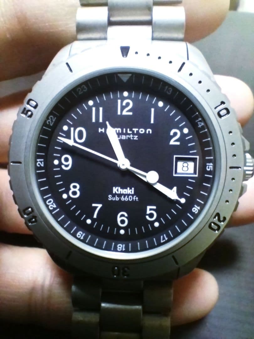 Hamilton khaki sub660ft ハミルトン　訳あり